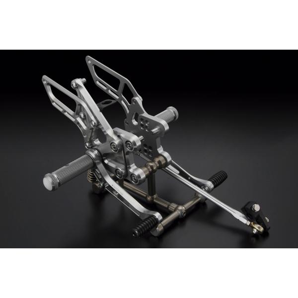 K-FACTORY ケイファクトリー ライディングステップ カラー：メタリックシルバー ZZR140...