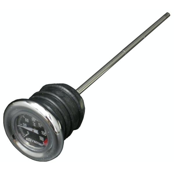 Neofactory ネオファクトリー 摂氏タイプ ロングサイズ 油温計付オイルタンクキャップ ブラ...