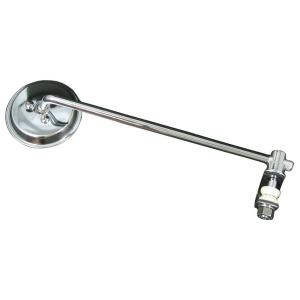 Neofactory ネオファクトリー 3インチ ロングステムラウンドミラー クランプ付き クローム...