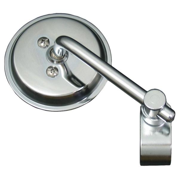 Neofactory ネオファクトリー 3インチ ショートステムラウンドミラー クランプ付き クロー...