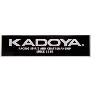 KADOYA KADOYA:カドヤ カドヤステッカー 小 [KADOYA ORIGINAL] カラー：シルバー/ブラック｜webike