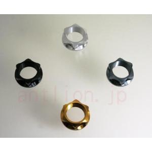 antlion アントライオン ステムナット Ver.II カラー：ブラック[BK] KAWASAK...