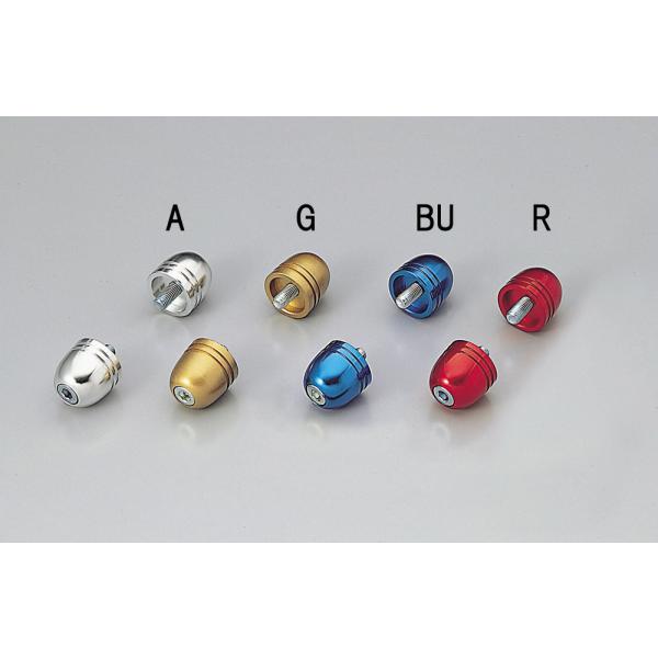 HURRICANE ハリケーン Φ30砲弾型アルミサイドキャップ KAWASAKI カワサキ バーエ...