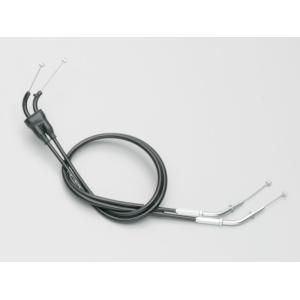 ワイルド　ハリケーン ハリケーン ロング スロットルケーブルW ブラック アウター長 835