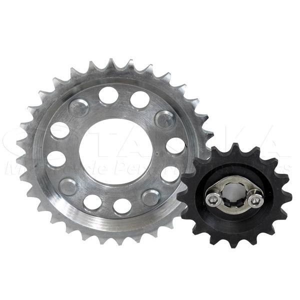 田中商会(TANAKA) タナカショウカイ 7mmオフセットスプロケット 前後セット ダックス シャ...