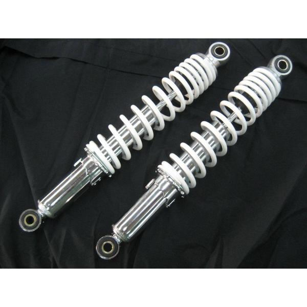 東京堂 トウキョウドウ リアショック ホワイトメッキ スーパーカブ50 スーパーカブ70 スーパーカ...