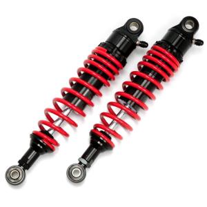 サスペンション ゼファー ZRX バリオス2 320mm 黒×金 タンク付 2本