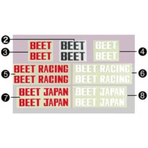 BEET（ビート） RACING ステッカー ステッカー・デカール 外装