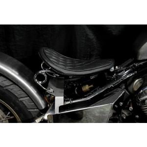 部品屋K&W 専用ソロシートキット スプリングタイプ (本革サドルシート