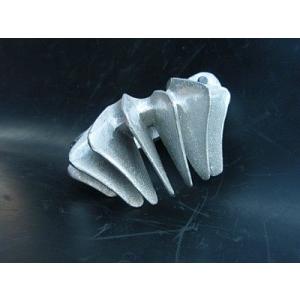 部品屋K&amp;W シャークティース SR500 SR400 YAMAHA ヤマハ マフラーフランジ マフ...