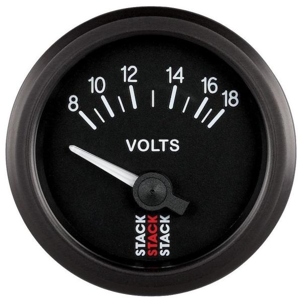 STACK スタック ST3000シリーズ 電気式 電圧計 文字盤カラー：ブラック 電気・電圧計 計...