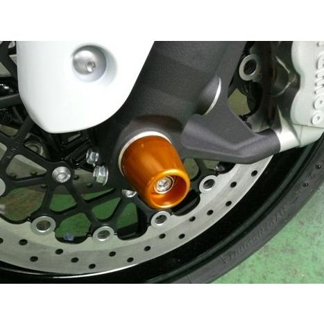 AGRAS アグラス フロントアクスルプロテクター カラー：ジュラコン／ブラック GSX-R600 ...