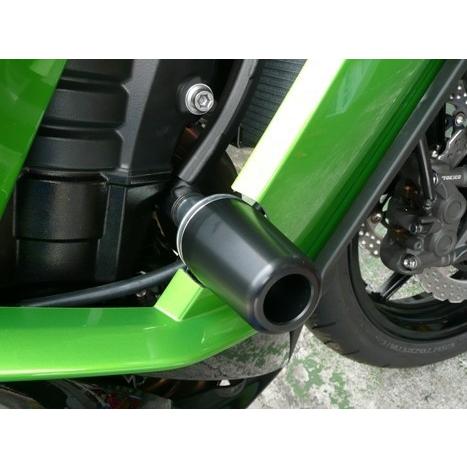 AGRAS アグラス フレームスライダー ジュラコンカラー：ブラック (ロゴ有) ニンジャ1000 ...