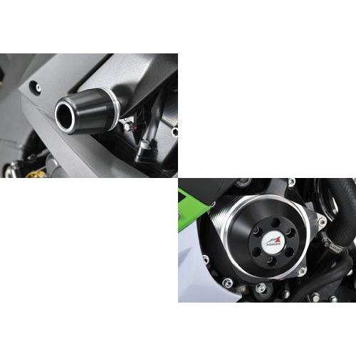 AGRAS アグラス レーシングスライダー ジュラコンカラー：ブラック (ロゴ有) ZX-10R K...