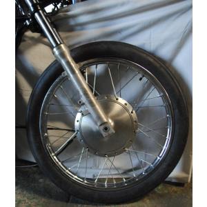 部品屋K&W 21インチ鉄リムフロントホイールキット(ドラム用