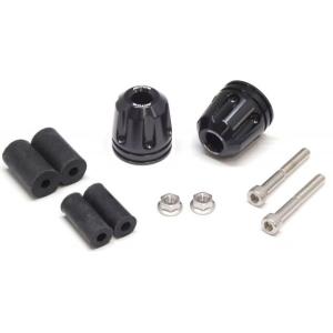 ACTIVE アクティブ アルミバーエンド リボルバー カラー：ブラック バーエンド ハンドル