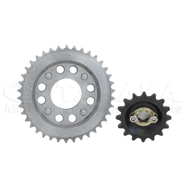 田中商会(TANAKA) タナカショウカイ オフセットスプロケット前後セット ダックス シャリー50...