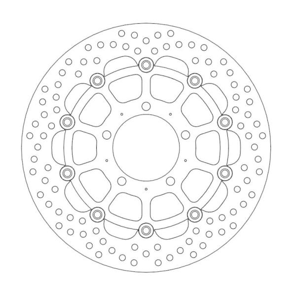 MOTOMASTER モトマスター ヘイローディスク フロント用/ 左右共通 Z1000 Z750 ...