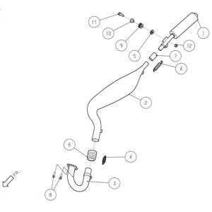 74Daijiro 74Daijiro:ナナヨンダイジロー (13) サイレンサーインナーグラスウール｜webike