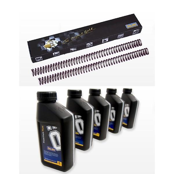 OHLINS オーリンズ フロントフォークスプリング／フルードセット グレード：No.5／cSt(4...