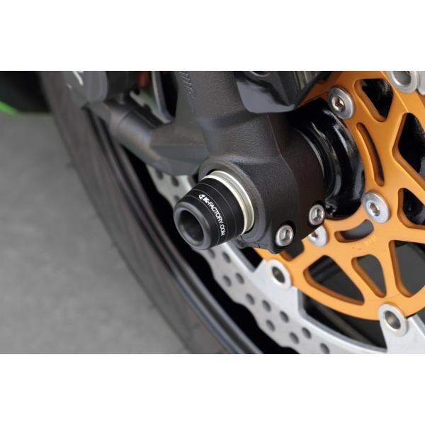 K-FACTORY ケイファクトリー フロントアクスルスライダー ZX-6R KAWASAKI カワ...