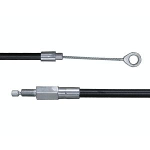 スポーツスターXL 86 クラッチワイヤー 純正長 ブラック Vertex