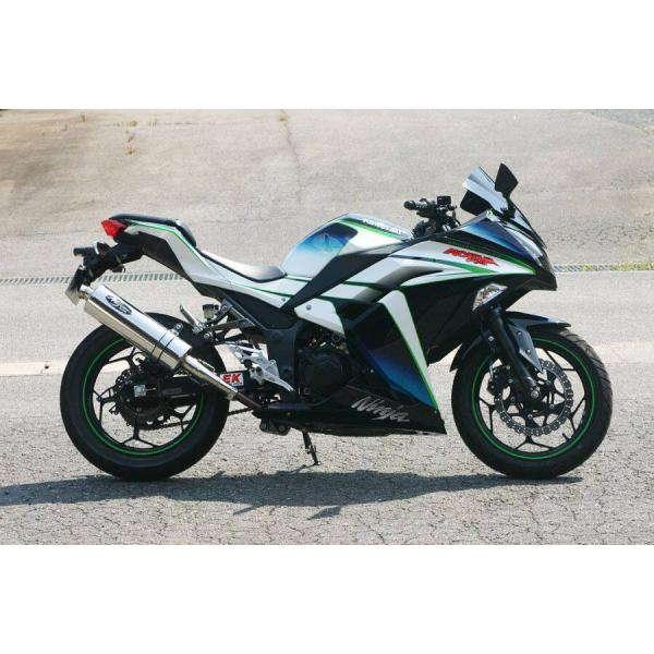 NOJIMA ノジマ GTミドル スリップオンマフラー Ninja250 [JBK-EX250L] ...