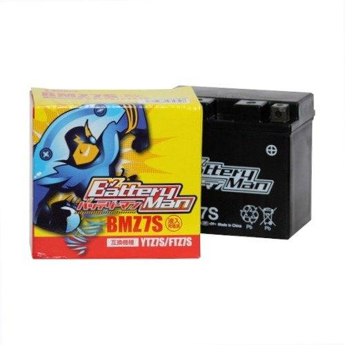 Battery Man バッテリーマン バッテリー BMZ7S(YTZ7S 互換)(液入充電済み) ...