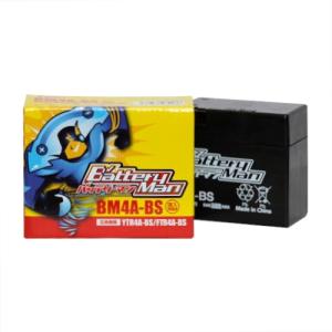 Battery Man バッテリーマン バッテリー BM4A-BS(YTR4A-BS 互換)(液入充電済み)