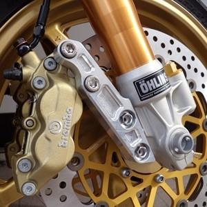 KOHKEN コーケン OHLINS正立フォーク用キャリパーサポート サイズ：φ320 CB1300...