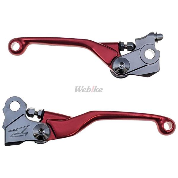 ZETA ジータ ピボットレバーセット FP 可倒式 カラー：レッド CRF250R CRF450R...