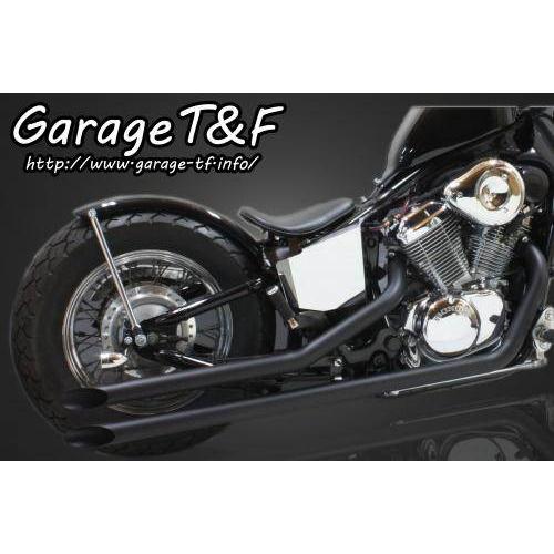 Garage T&amp;F ガレージ T&amp;F ロングドラッグパイプマフラー タイプ1 スティード400 ス...