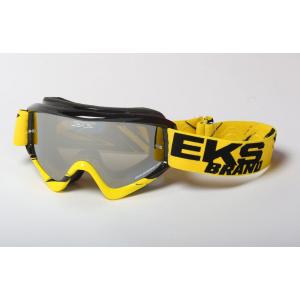 EKS Brand イーケーエスブランド X-Brand ゴーグル 【VOLCANO】フレームカラー：イエロー・ブラック／レンズカラー：ミラー オフロードゴーグル アパレル