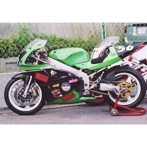 KDCサービス ケイディーシーサービス フルカウル カラー：黒ゲル ZXR400 KAWASAKI ...