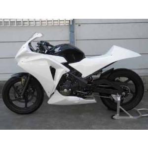 KDCサービス KDCサービス:ケイディーシーサービス アッパーカウル＆サイドセット カラー：白ゲル CBR250R (MC41) HONDA ホンダ｜webike