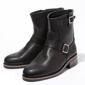 カドヤ（KADOYA） BLACK ANKLE [K'S LEATHER] ブーツ サイズ：25.0cm