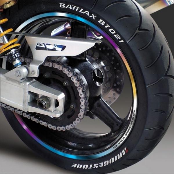 MDF エムディーエフ チタニウムリムストライプ 10M タイプ：ロゴ文字あり / サイズ：17イン...