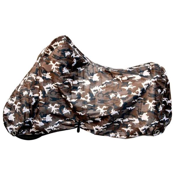 大阪繊維資材 オオサカセンイシザイ 迷彩柄バイクカバー 【3L／4L】 バイクカバー 保管・盗難防止...