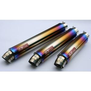 K2TEC ケイツーテック 汎用サイレンサー チタン STD S6 86・380・60.5／P50 ...