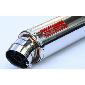 K2TEC ケイツーテック 汎用ステンレスサイレンサー 90・450・50.8 カール エンブレム付...