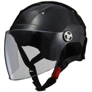 LEAD工業 リード工業 SERIO RE-40 開閉シールド付きハーフヘルメット 半帽タイプヘルメ...