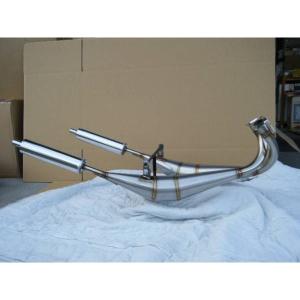 [K Line]ミズノモーター ゼスチャンバー RZ250/350ステン RZ250/350/RZ-R用 ステンレスストリートクロスチャンバー 【ゼス