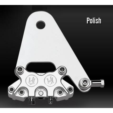 Performance Machine パフォーマンスマシン 4ピストン キャリパー＆ブラケット(ク...