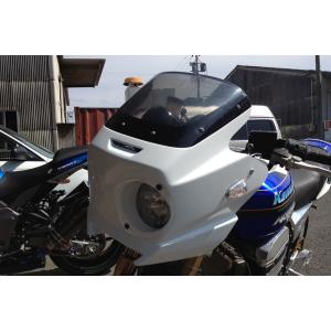 ZRX400 ZRX1200R ZRX1100 ビキニカウル スモークスクリーン付き