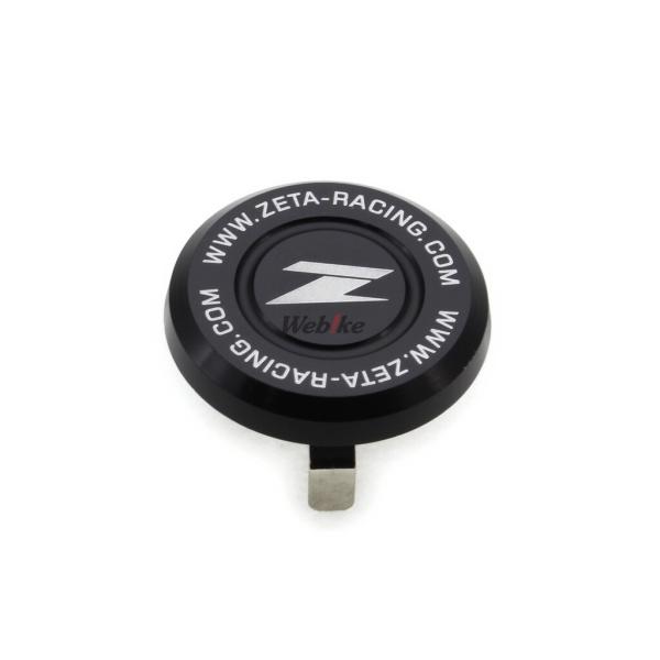 ZETA ジータ ステムキャップ カラー：ブラック ステムナット・ステムボルト ハンドル周辺パーツ ...