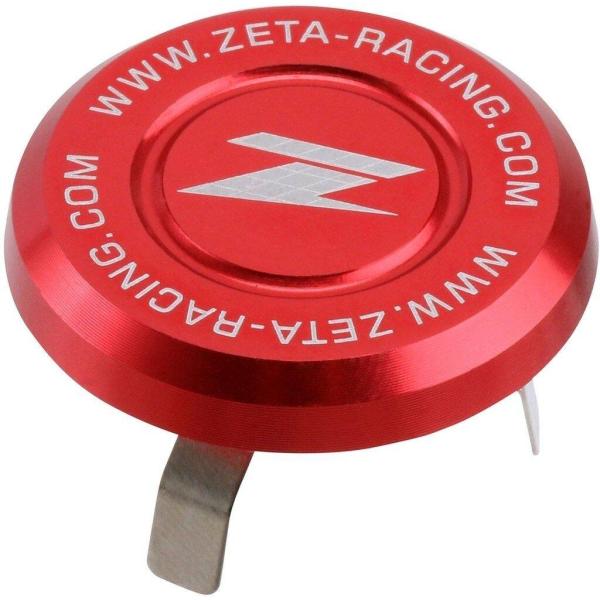 ZETA RACING ジータ レーシング ステムキャップ カラー：レッド ステムナット・ステムボル...
