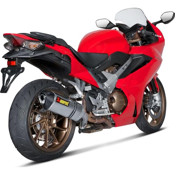 AKRAPOVIC e1仕様 スリップオンマフラー チタン VFR800F VFR800X HOND...