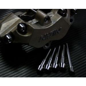 TITANIUM64 チタニウムロクジュウヨン ブレーキパッドピン・キャリパーブリッジボルトセット ...