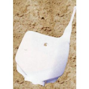 UFO ユーフォー フロントナンバープレート カラー：ブラック KX80 KX85 KAWASAKI...