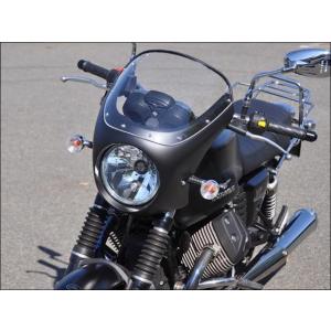 モトグッチ V7 MarkI/II スクリーン クラシックS3 ダーク